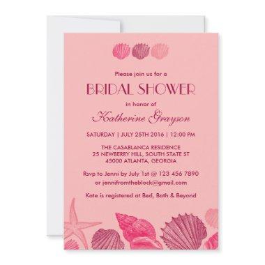 Pink Seashells  for Summer Wedding