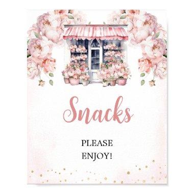 Pink She's Off The Market  Snacks Poster