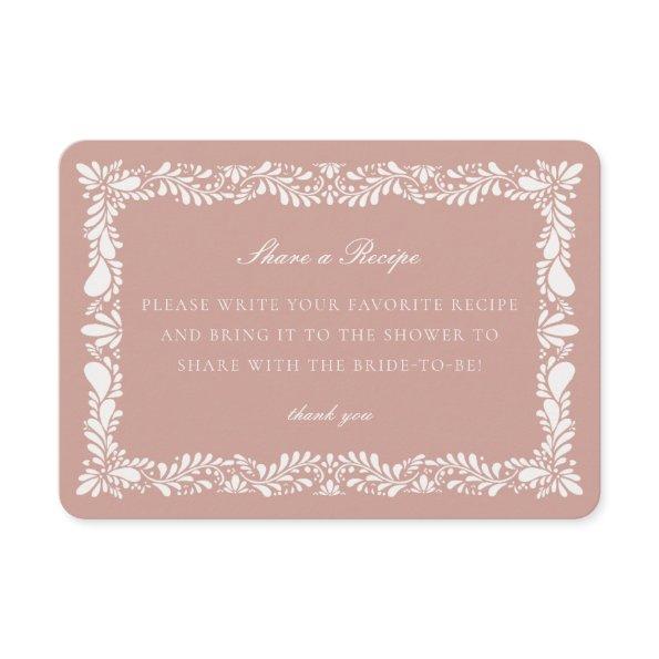 Pink Talavera Tile Share Recipe  Insert