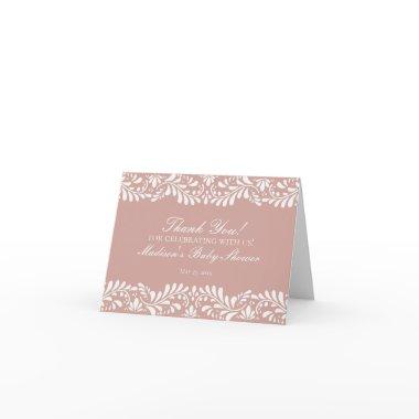 Pink Talavera Tile Spanish Fiesta Thank You