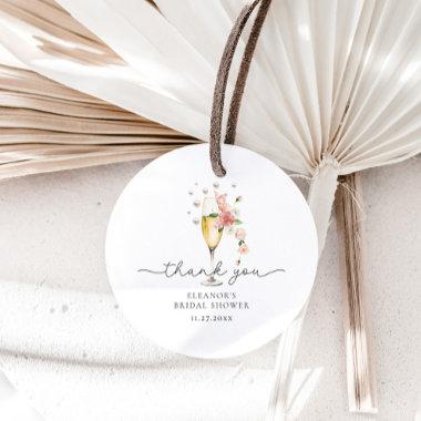 Pink Thank You Pearls & Prosecco  Favor Tags