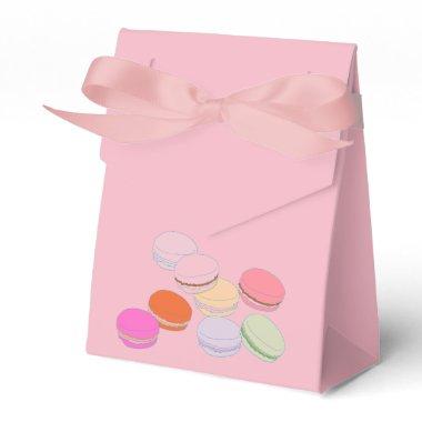 Pink Theme Paris French Macaron Favor Box