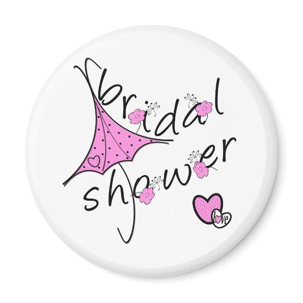 Pink Umbrella  Magnet
