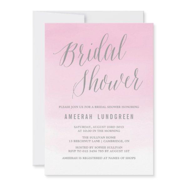 Pink Watercolor Ombre