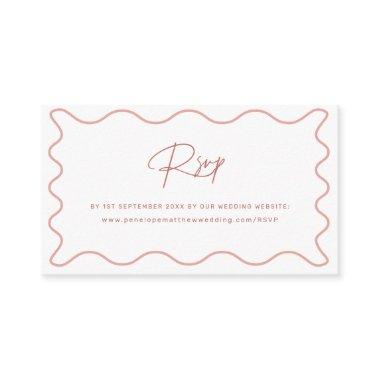 Pink Wavy Border Website RSVP Enclosure