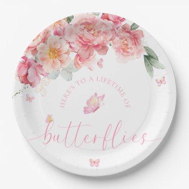 Piper Peony Lifetime of Butterflies  Paper Plates