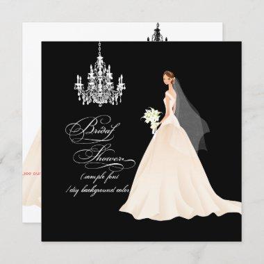 PixDezines bridal brunch/DIY occasion+color Invitations