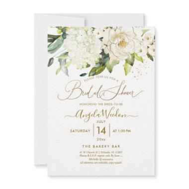 PixDezines H2 Alabaster Roses Bridal Shower Invita Invitations