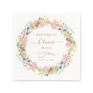 PixDezines H2 Delicate Wild Flowers  Napkins