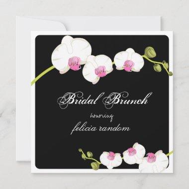 PixDezines orchid/bridal brunch/diy background Invitations