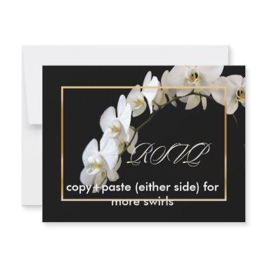 PixDezines orchids/phalaenopsis RSVP Card