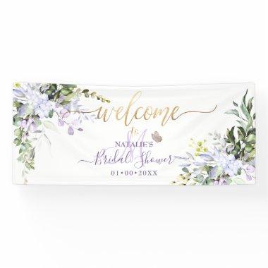 PixDezines Rustic Purple Gum Eucalyptus Banner