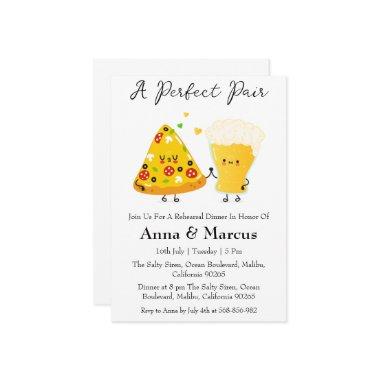 Pizza & Beer a perfect pair bridal dinner