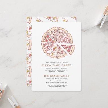 Pizza Time Party | Invitations