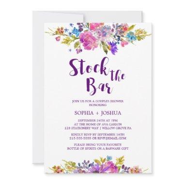 Plum Stock the Bar Couples Shower