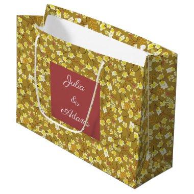 Plumeria Yellow Gift Bag