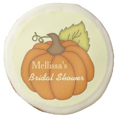 Plump Pumpkin Bridal Shower Edible Favors Sugar Cookie