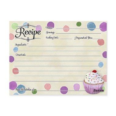Polka dot Cupcake Retro Recipe