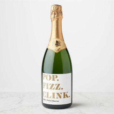 Pop Fizz Clink Sparkling Wine Labels