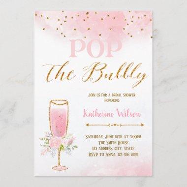 Pop the bubbly Invitations