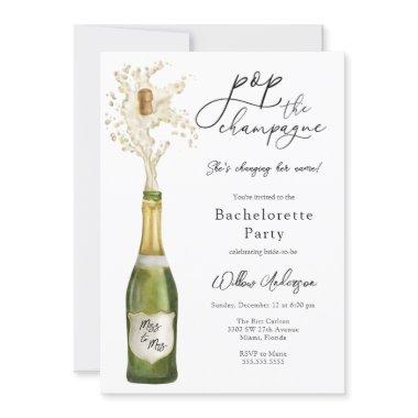 Pop the Champagne Bachelorette Party