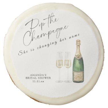 Pop the Champagne  Sugar Cookie