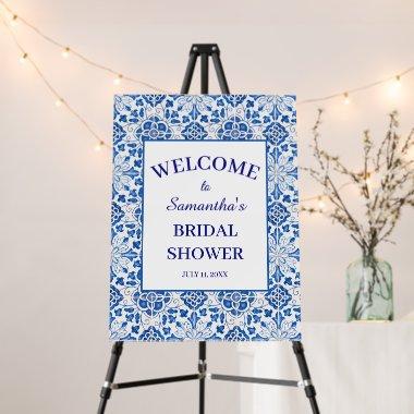 Portuguese tiles Blue Mediterranean  Foam Board