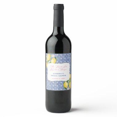 Positano Main Squeeze Sit-Down  Lunch Wine Label