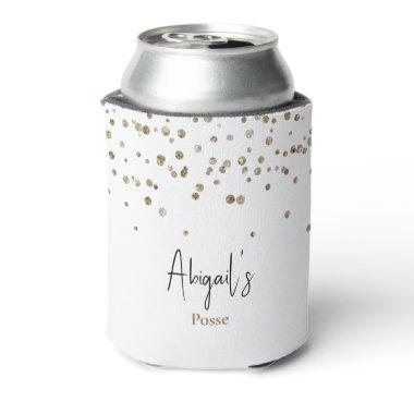 Posse Bachelorette Party Glam Custom Can Cooler