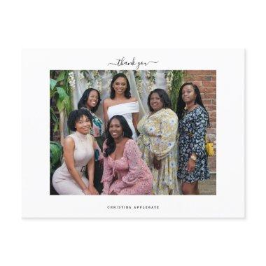 PostInvitations Blank Bridal Shower Photo Thank You