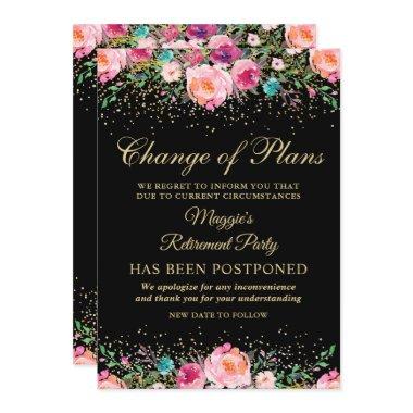 Postponed Announcement Floral Retirement Party