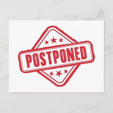 Postponed Change The Date Event Cancellation PostInvitations