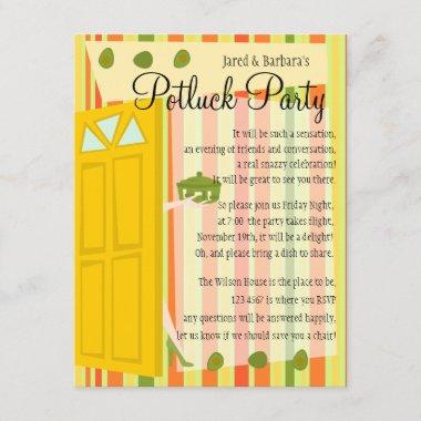 Potluck Party Invitations