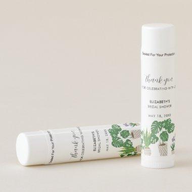 Potted Plants Bridal Shower Greenery Personalized Lip Balm