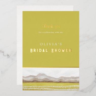 Prairies in Bloom Bridal Shower Thank You Invitations