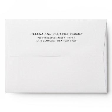 Pre Printed Slanted Return Address Envelope
