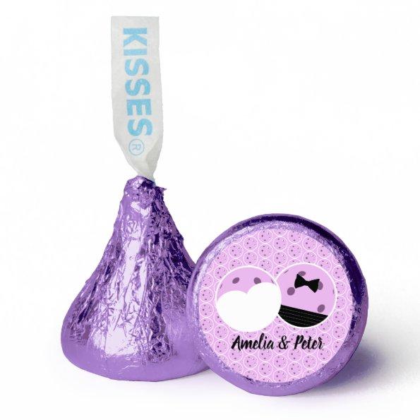 Pre-Wedding Pickleball Lavender Personalized Party Hershey®'s Kisses®
