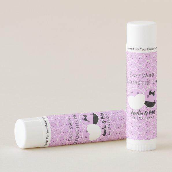 Pre-Wedding Pickleball Lavender Personalized Party Lip Balm