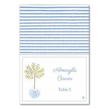 Preppy Lemon Tree Wedding Shower Place