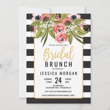 Preppy Stripes Bridal Shower Invitations
