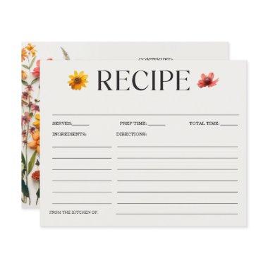 Pressed Wildflowers  Recipe