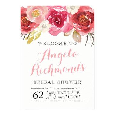Pretty  Welcome Sign (20x28)