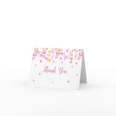 Pretty Elegant Blossom Script Thank You