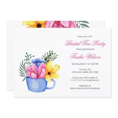 Pretty Flowers in a Teacup  Tea Party