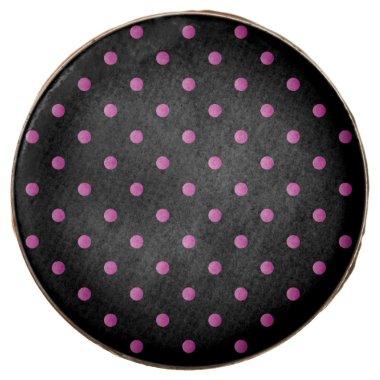 Pretty in Pink Polka Dot Wedding Chocolate Covered Oreo