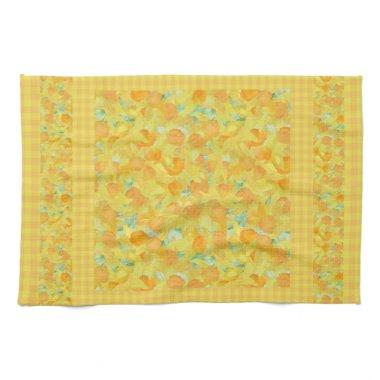 Pretty Kitchen Towel or Tea Towel Golden Daffodils