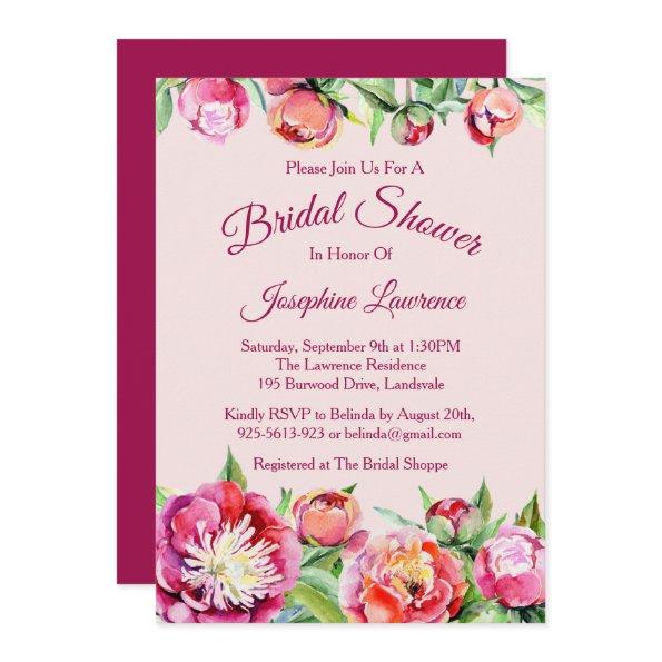 Pretty Peonies Floral