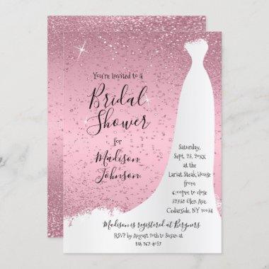 Pretty Pink Bridal Shower - Invitations