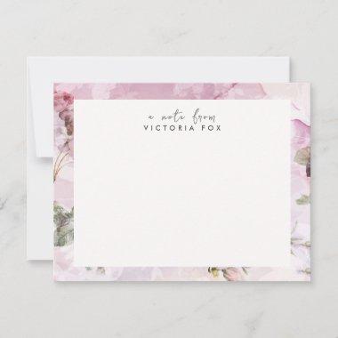 Pretty Vintage Roses Personalized Stationery Note Invitations