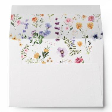 Pretty Wildflower Meadow Floral Garden Envelope